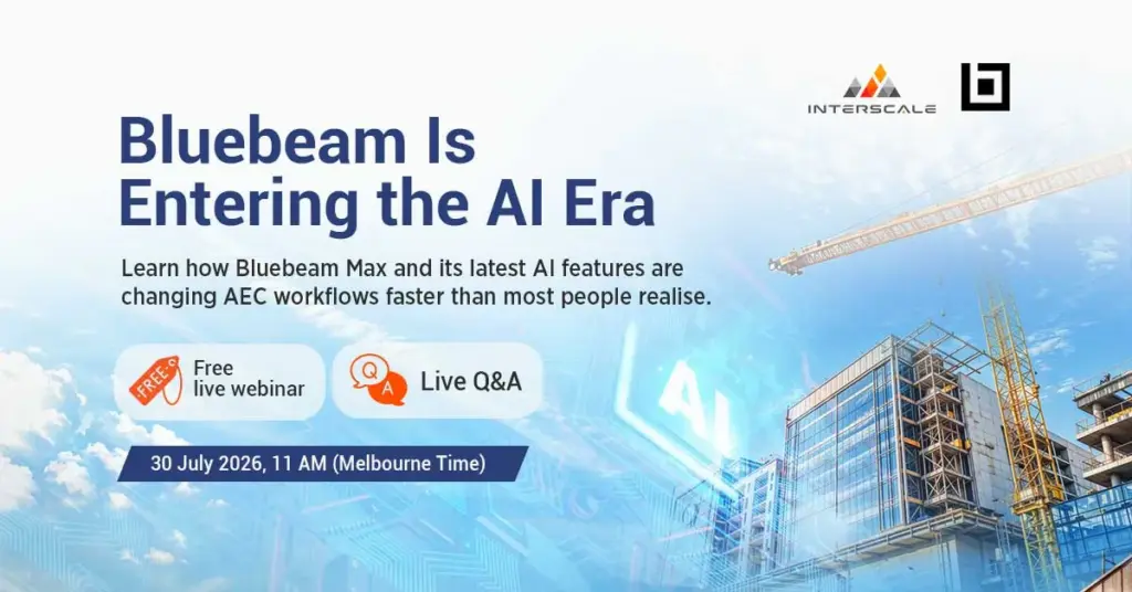 How Bluebeam Max AI Changes AEC Drawing Reviews 7 bluebeam-max-ai-era-webinar-banner-interscale