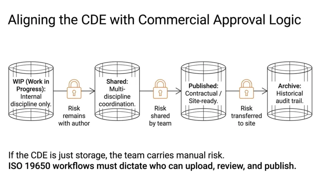Digital Engineering BIM: A Practical Guide for Australian AEC Firms 3 cde-commercial-approval-logic-iso19650