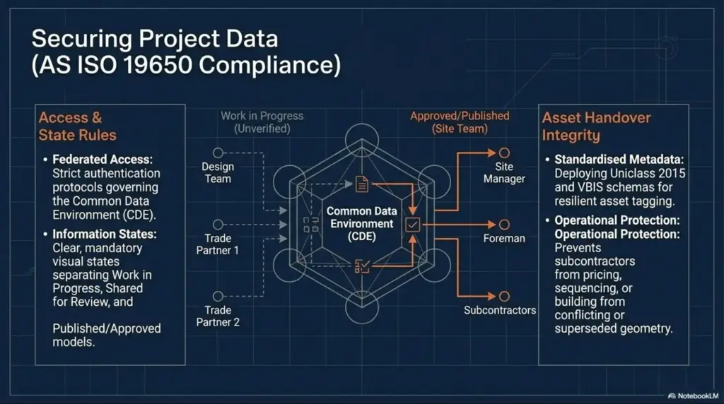 Pre-Construction BIM Services: What's Included and How to Choose a Provider in Australia 5 securing-project-data-iso19650-cde-compliance